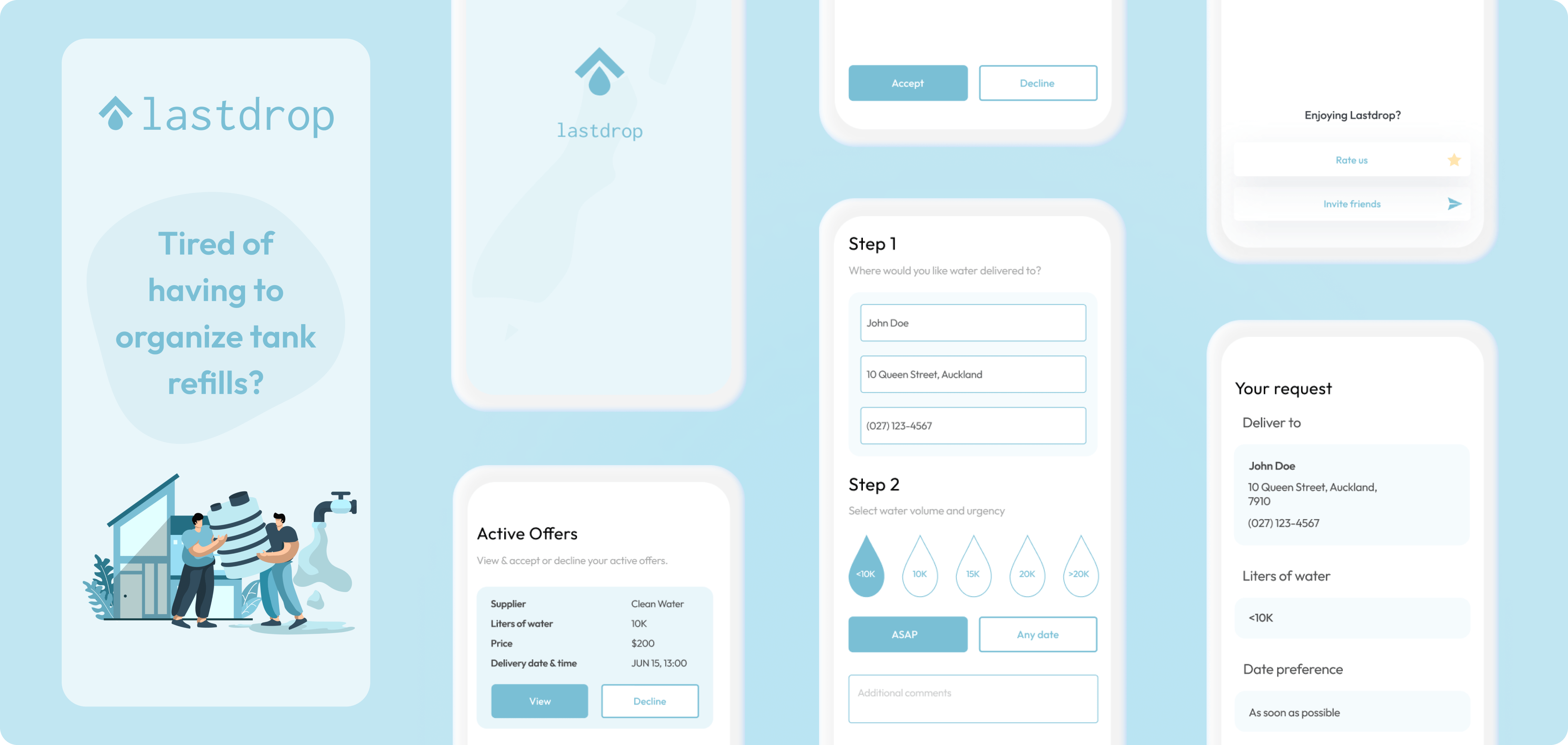 Lastdrop - Water Delivery Mobile App 